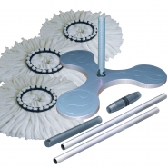 TM-2240 三圓盤旋轉拖把(三布大板拖)