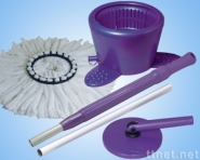 TM-7282(紫) 手壓旋轉拖把及簡易脫水機